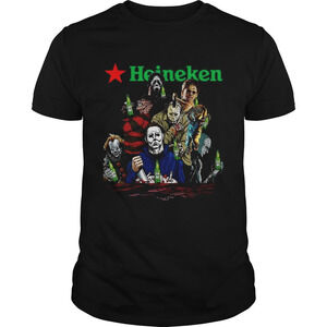 Horror Character Movie Drink Heineken Beer Shirt